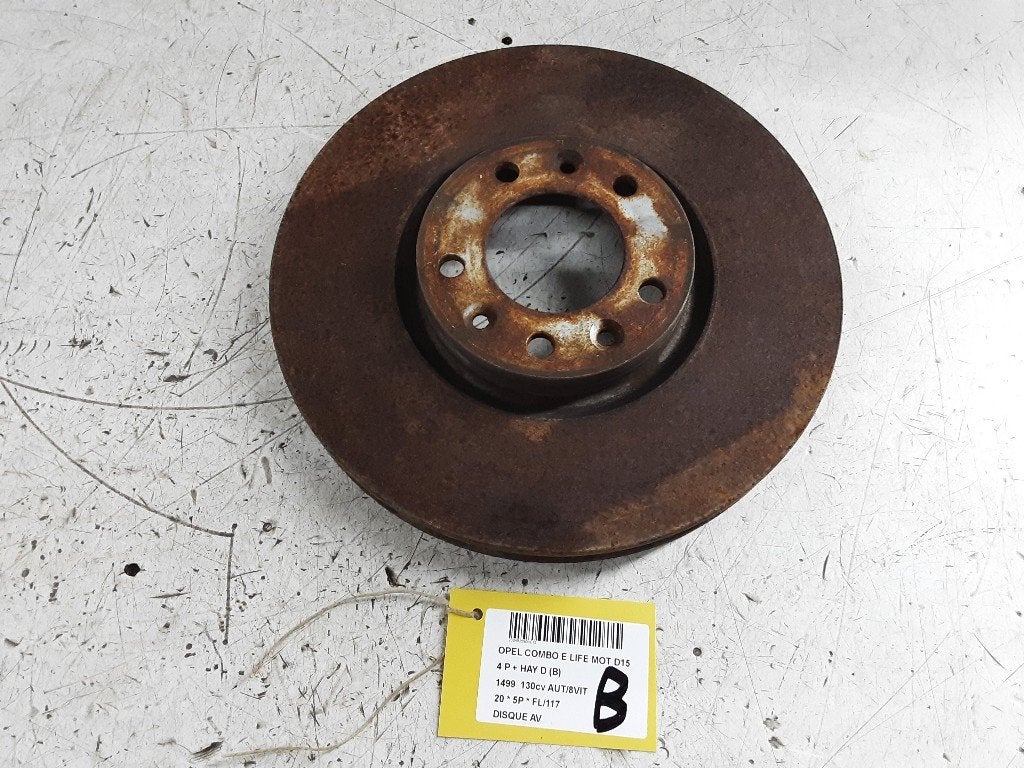 FREIN DISQUE AVANT Opel Combo Life / Tour (01-2018/-), Opel, Opel Automobile GmbH, Utilisé, Kontakt-opel@opel.com