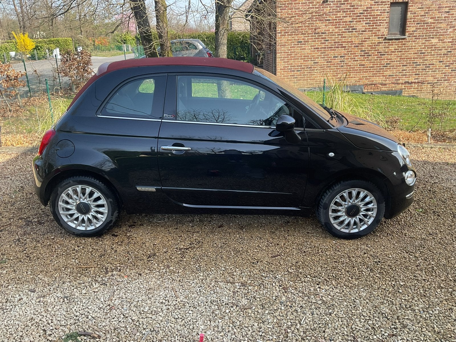 Fiat 500c, Auto's, Fiat, Voorwielaandrijving, Stof, Euro 6, Zwart