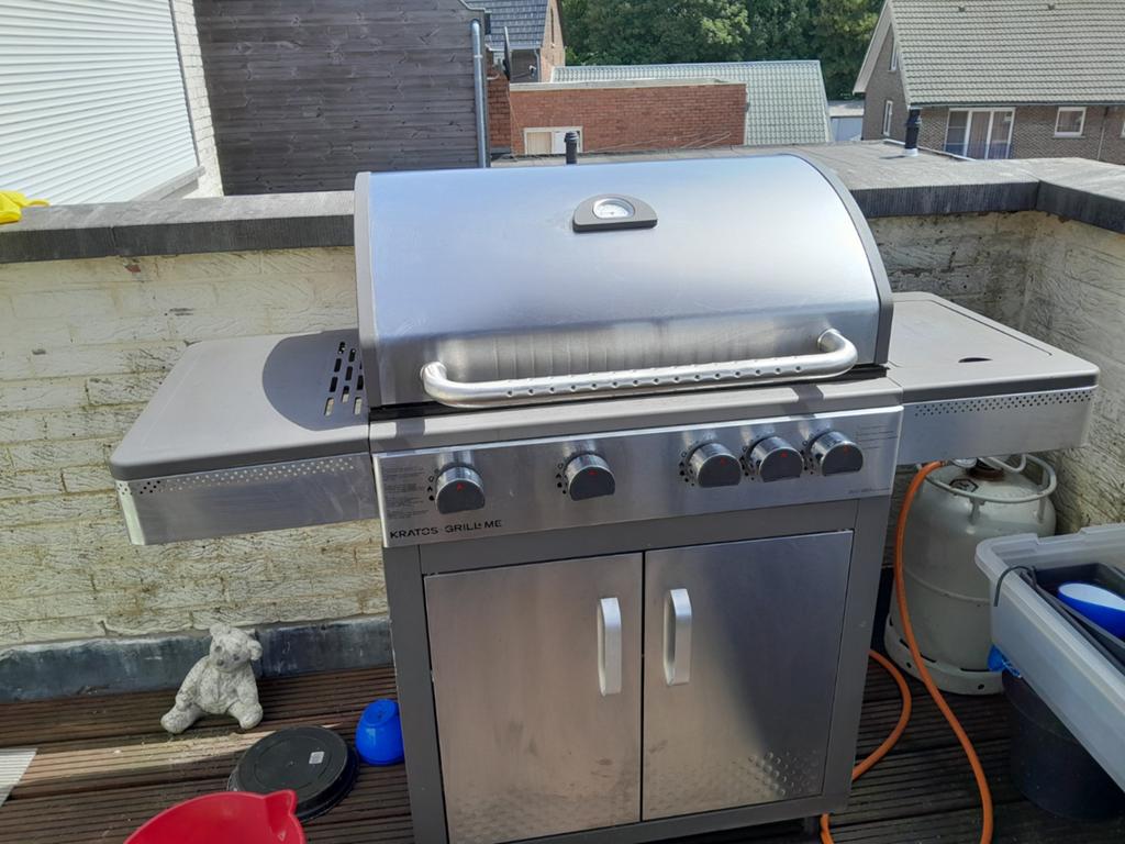 Bbq inbox nog in goede staat merk kratos je, Tuin en Terras, Barbecue-accessoires, Ophalen