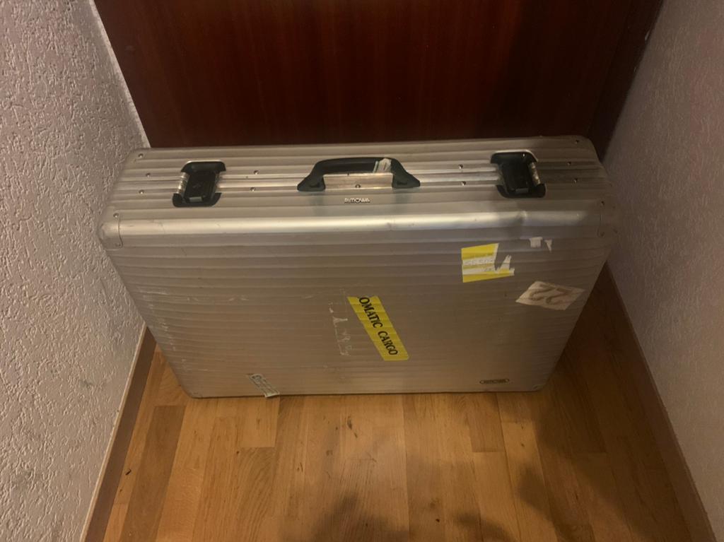 Vintage Rimowa koffer jaren 80, Handtassen en Accessoires, Ophalen, Gebruikt, Metaal