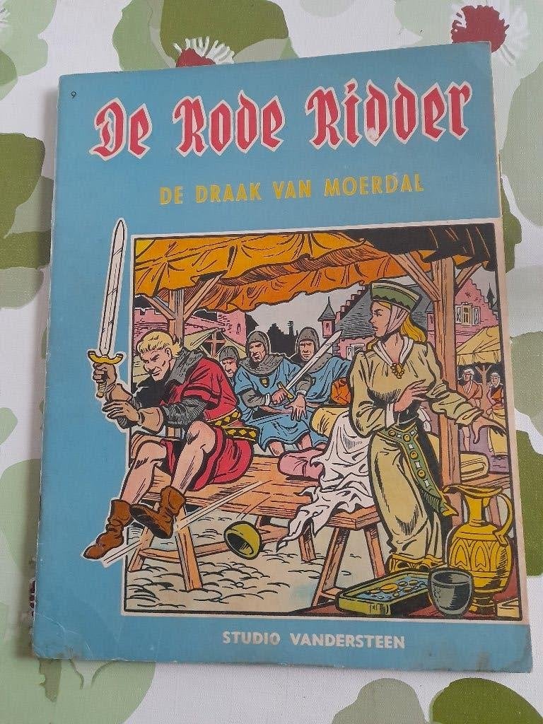 De rode ridder nr 9 "De draak van Moerdal"eerste druk 1961, Ophalen of Verzenden, Gelezen