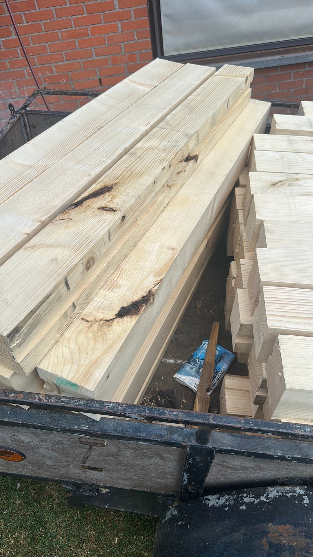 Houten balken te koop, Doe-het-zelf en Bouw, Hout en Planken, Ophalen, Nieuw