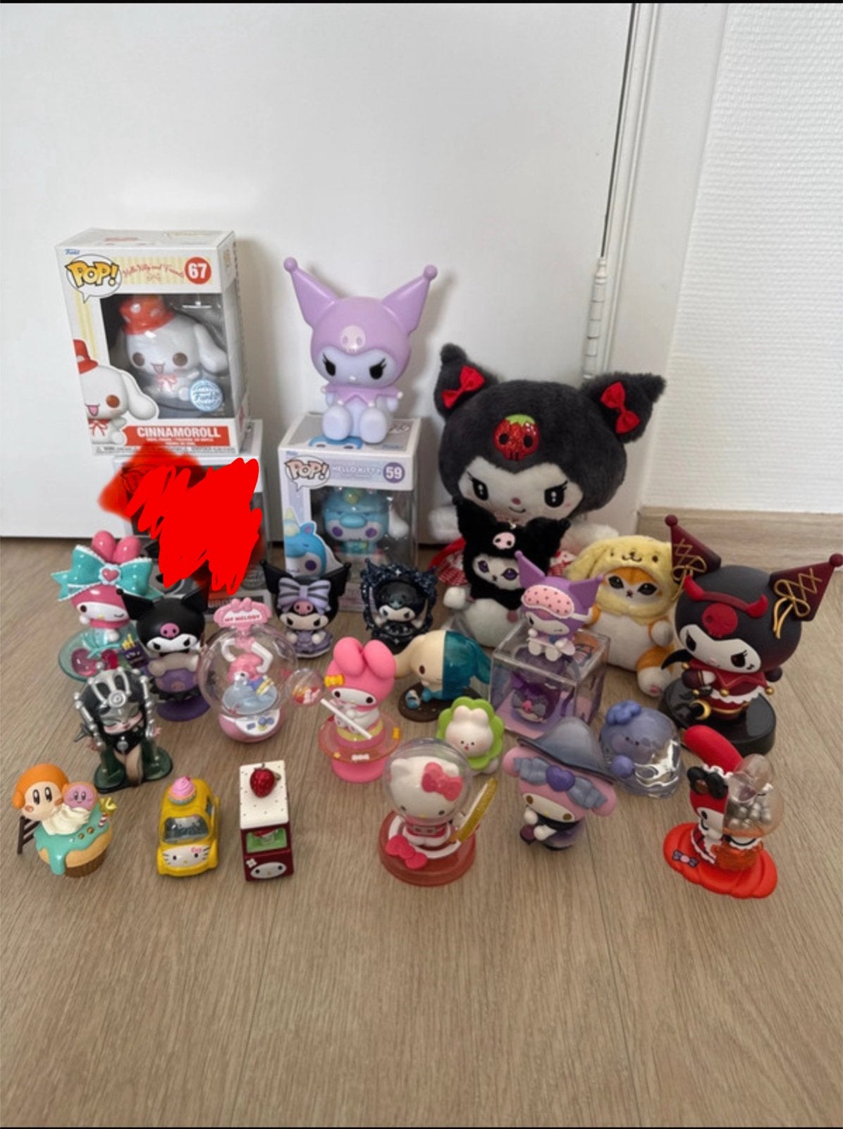 Sanrio figuurtjes, Verzamelen, Poppetjes en Figuurtjes, Zo goed als nieuw, Ophalen of Verzenden