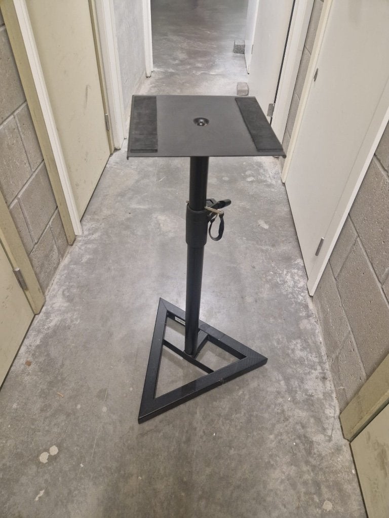 2 supports d’enceintes réglables en hauteur, Enlèvement, Comme neuf, Autres types