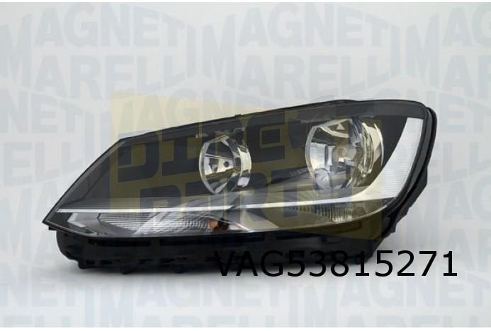 Volkswagen Sharan III (9/10-) Koplamp Links halogeen Origine, Auto-onderdelen, Verlichting, Volkswagen, Nieuw, Verzenden