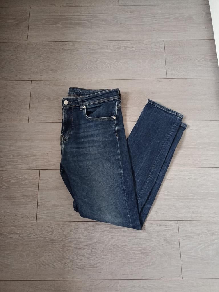 Pantalon bleu Zara pour homme - EU42, Enlèvement, Porté, Bleu, Zara