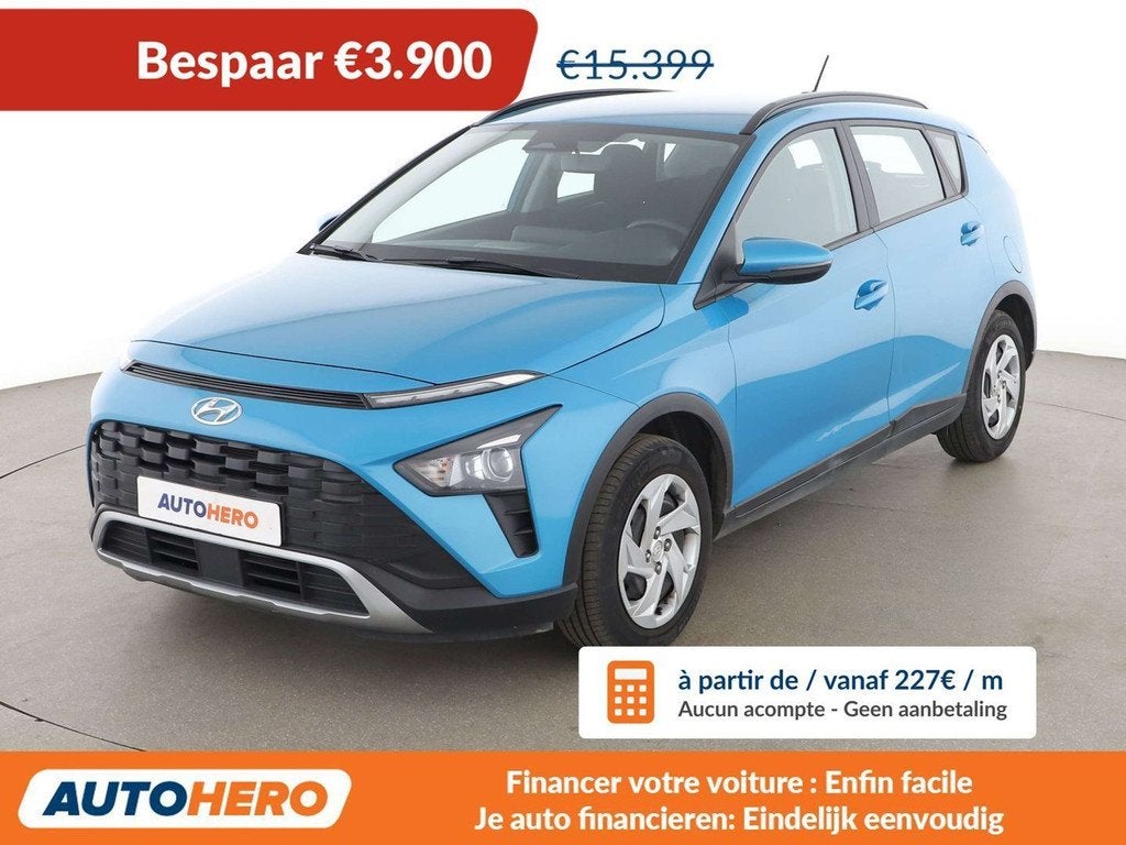 Hyundai Bayon 1.2 Pure 2WD (année de construction 2022), 1197 cm³, Euro 6, Boîte manuelle, Noir
