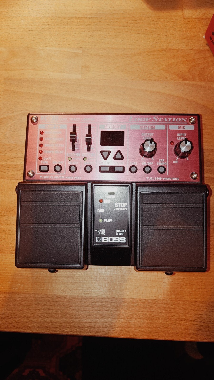 Boss RC-30 loopstation + Boss Adapter, Muziek en Instrumenten, Ophalen of Verzenden, Zo goed als nieuw