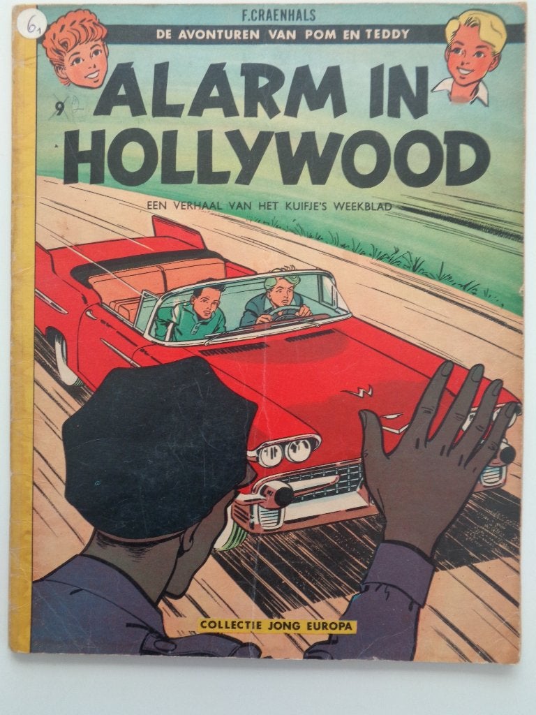 Pom en Teddy - Alarm in Hollywood - SC 1e dr. 1961, Ophalen of Verzenden