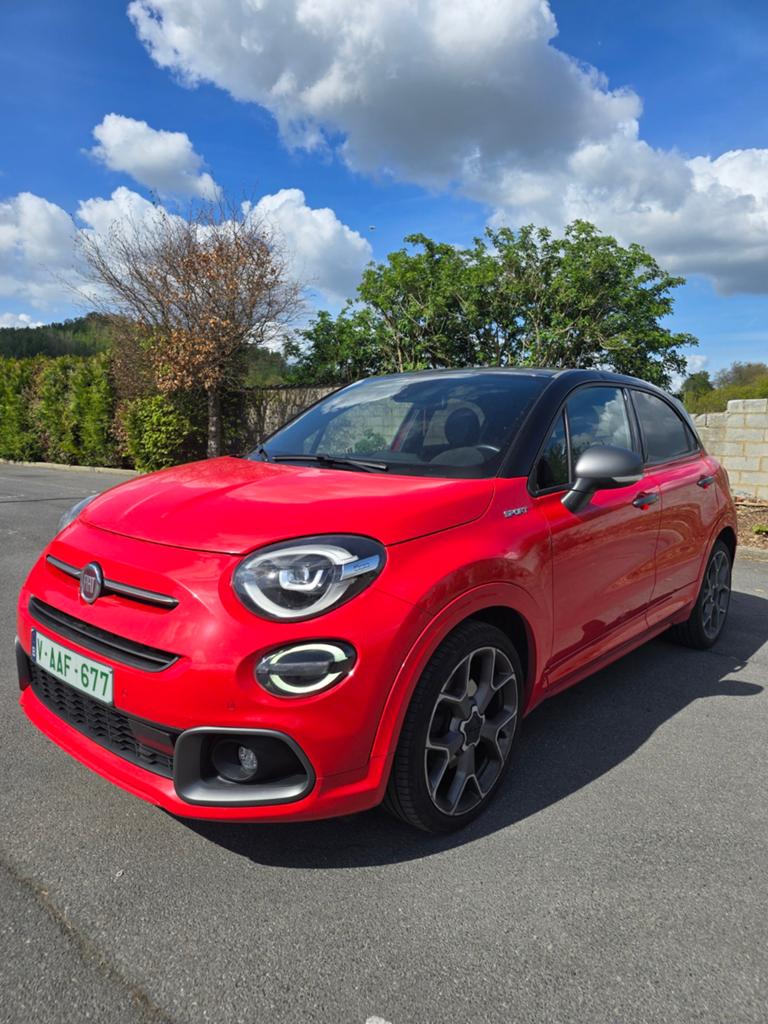 Fiat 500x sport 2021, Autos, Fiat, Rouge, Achat, 500X, Automatique