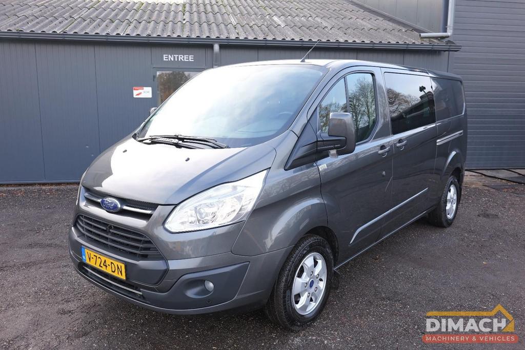Ford Transit Custom Bedrijfsbus L2H1 dubbele cabine | 170 pk, Autos, Argent ou Gris, Achat, Entreprise, Diesel