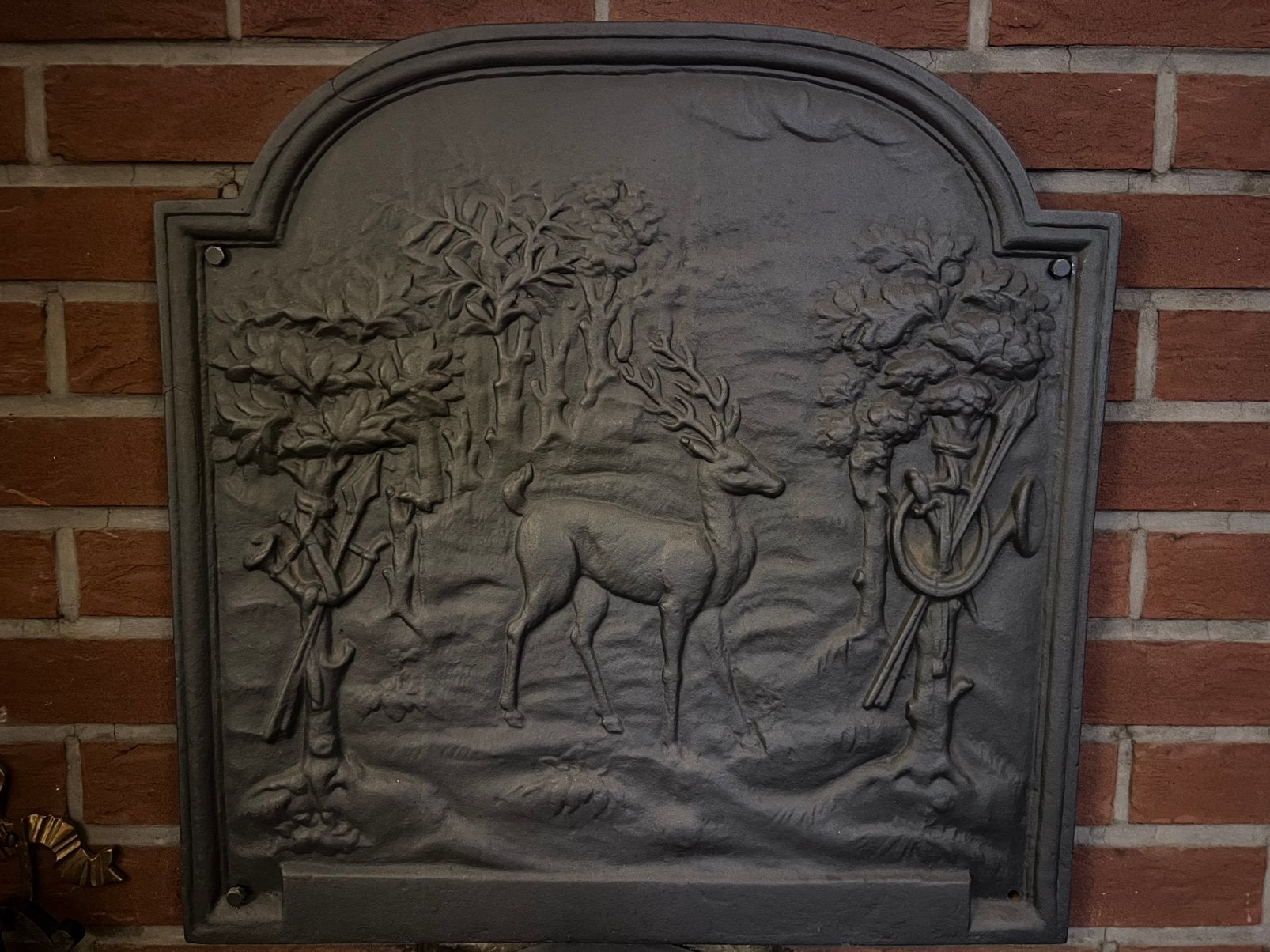 Plaque décorative en fonte, Enlèvement, Comme neuf