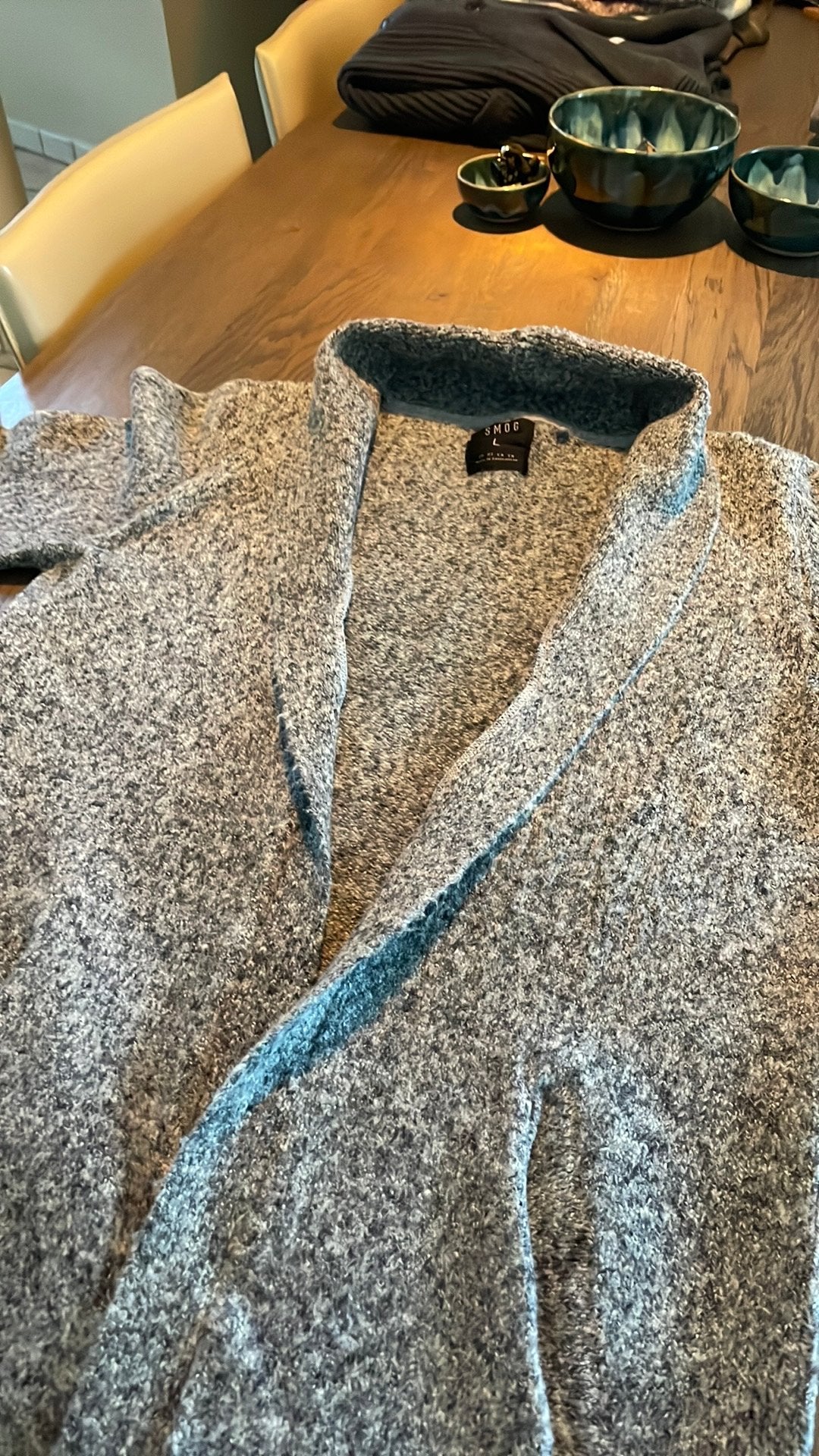 Lange vest maat L, Kleding | Heren, Ophalen, Zo goed als nieuw, Maat 52/54 (L)