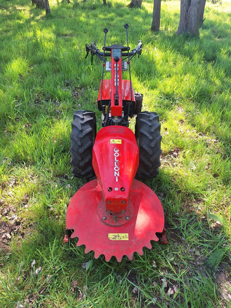 motoculteur goldoni met maaiplaat, Ophalen, Benzine