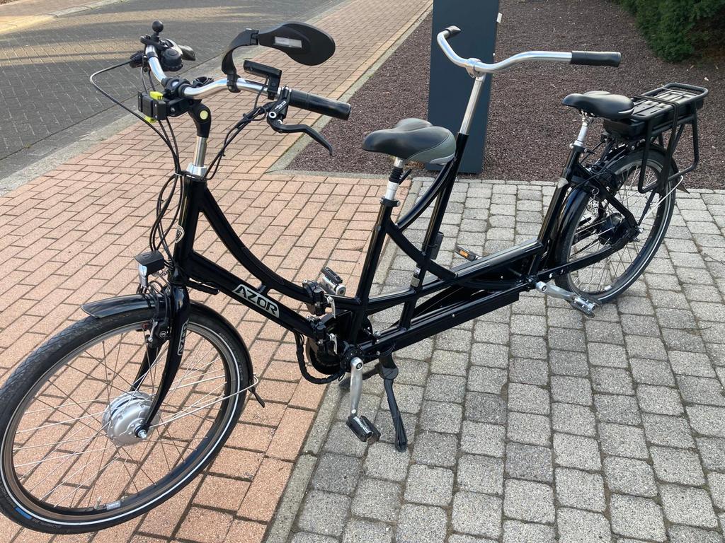 Azor tandem electrisch - plooibaar, Ophalen, Zo goed als nieuw