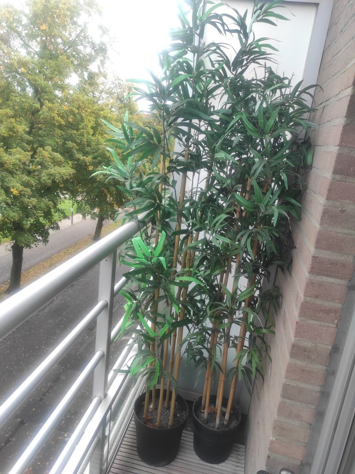 Kunstbamboeplanten in pot, Tuin en Terras, Ophalen, In pot