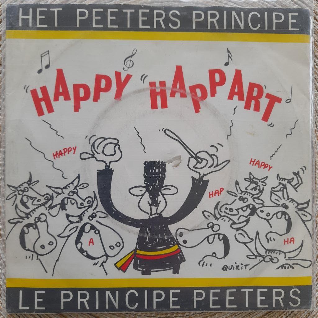 Het Peeters principe-Happy Hapart 7'', Cd's en Dvd's, Fotohoes, Ophalen of Verzenden, Gebruikt, Pop