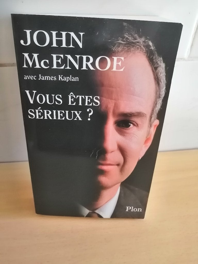 Autobiographie de John McEnroe : Vous êtes sérieux ?, Ophalen of Verzenden, Sport