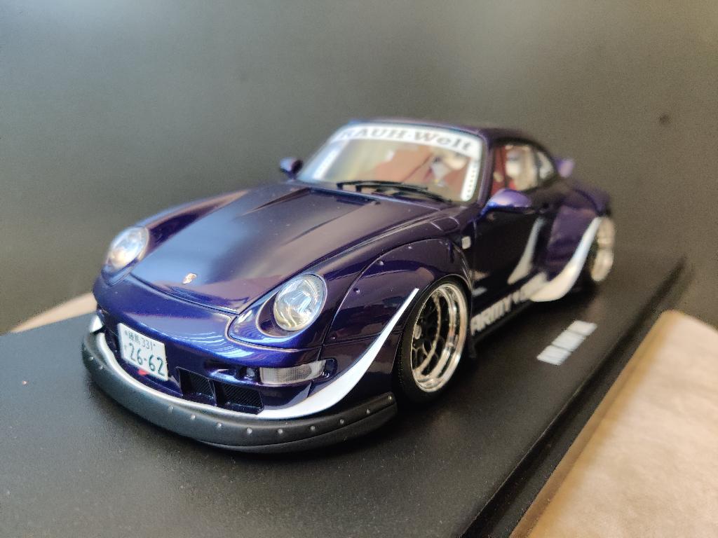Porsche 911 RWB Army Girl Gt Spirit GT562 1/18e neuve., Ophalen of Verzenden, Nieuw, Auto, Overige merken