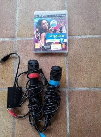singstar mirco,s met kabel + game, Games en Spelcomputers, Games | Sony PlayStation 3, Ophalen of Verzenden, Gebruikt