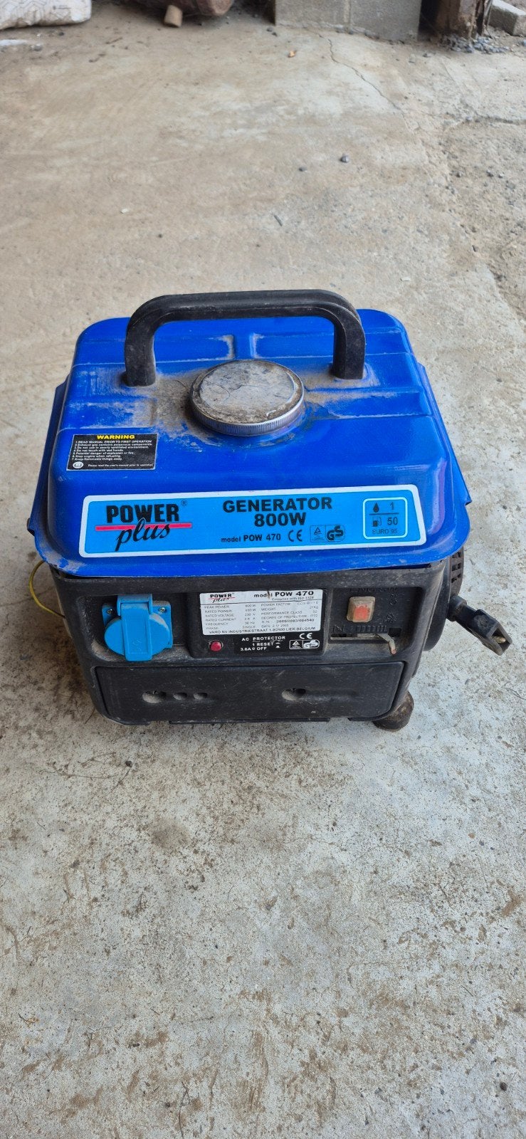 generator, Doe-het-zelf en Bouw, Aggregaten, Ophalen, Gebruikt, Benzine, Geluidgedempt