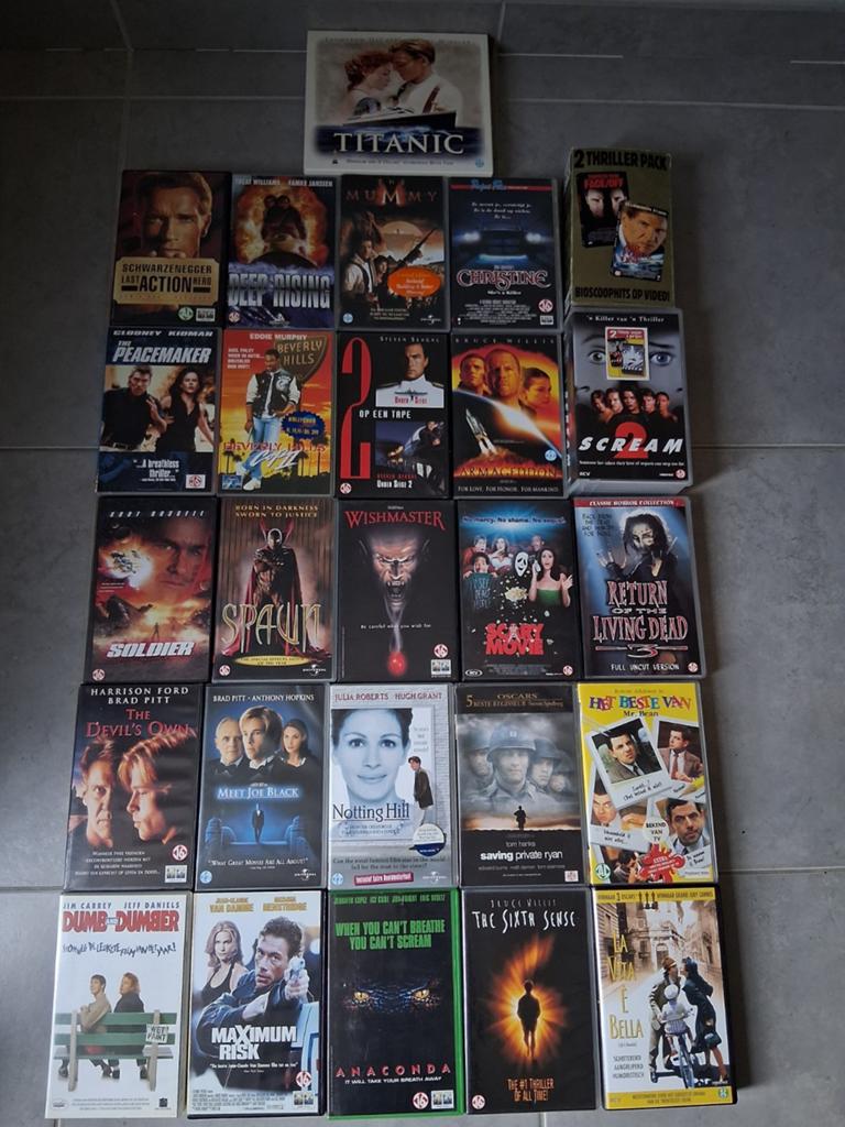 VHS video's FILMS nederlands ondertiteld, Ophalen of Verzenden