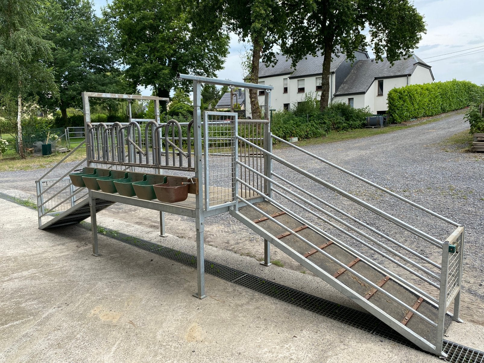 Quai de traite brebis/chevres, Enlèvement