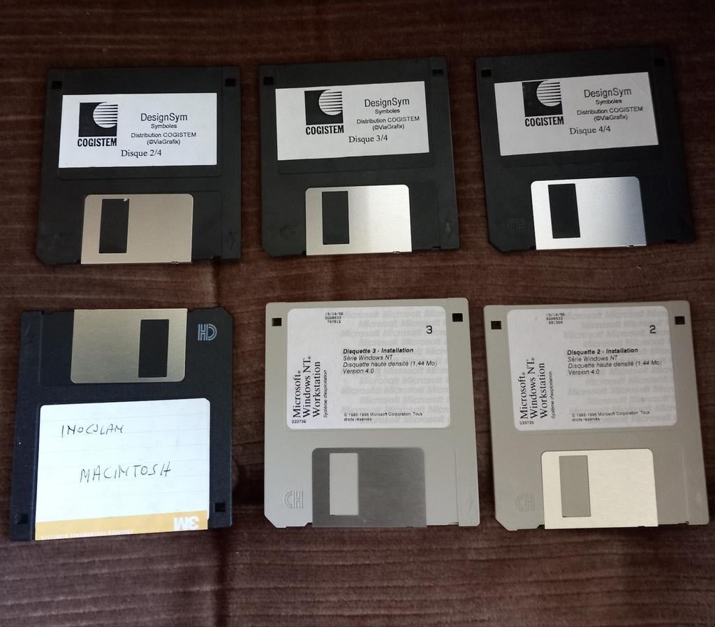 Pakket installatiediskettes allerlei -> 5€, Ophalen of Verzenden