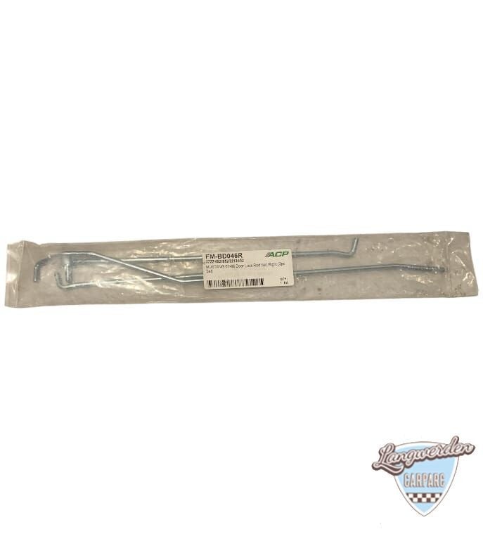 Ford Mustang 67-68 portier slot stangen set, -, -, Nieuw, Ophalen of Verzenden