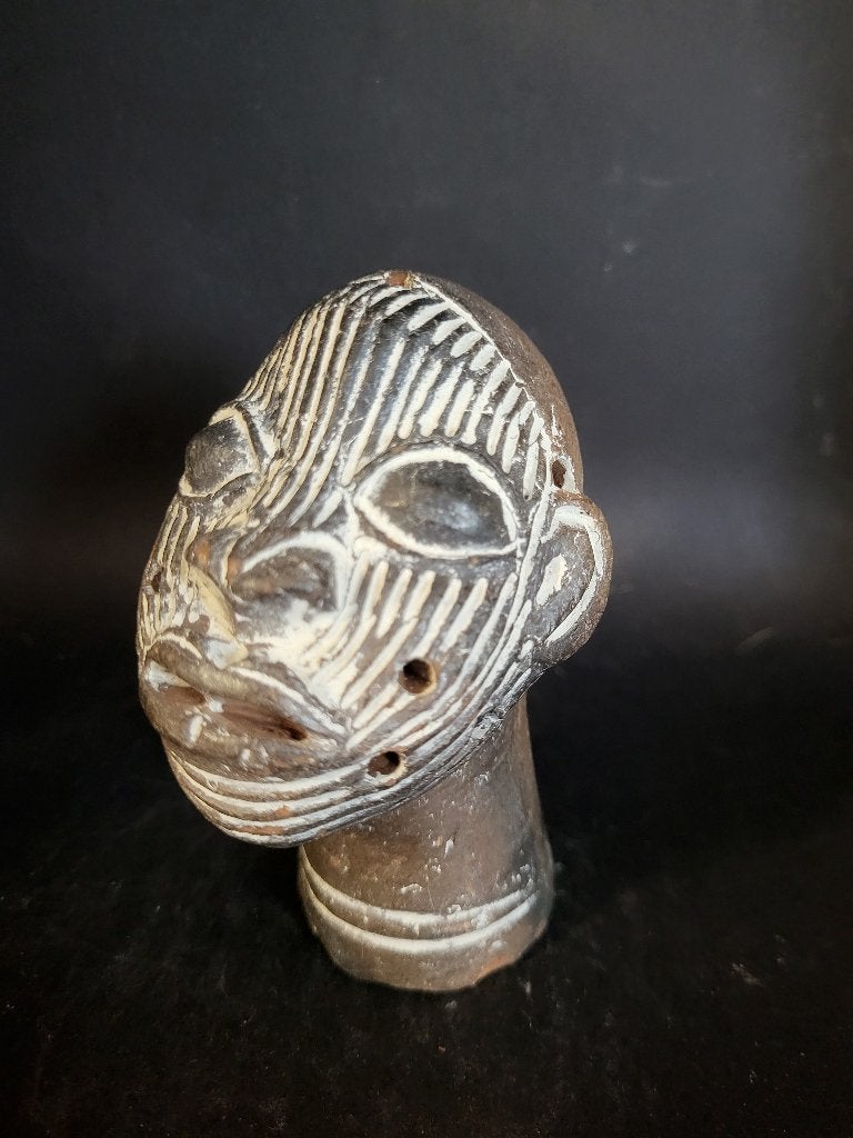 Tête de poterie africaine, Antiquités & Art, Enlèvement ou Envoi