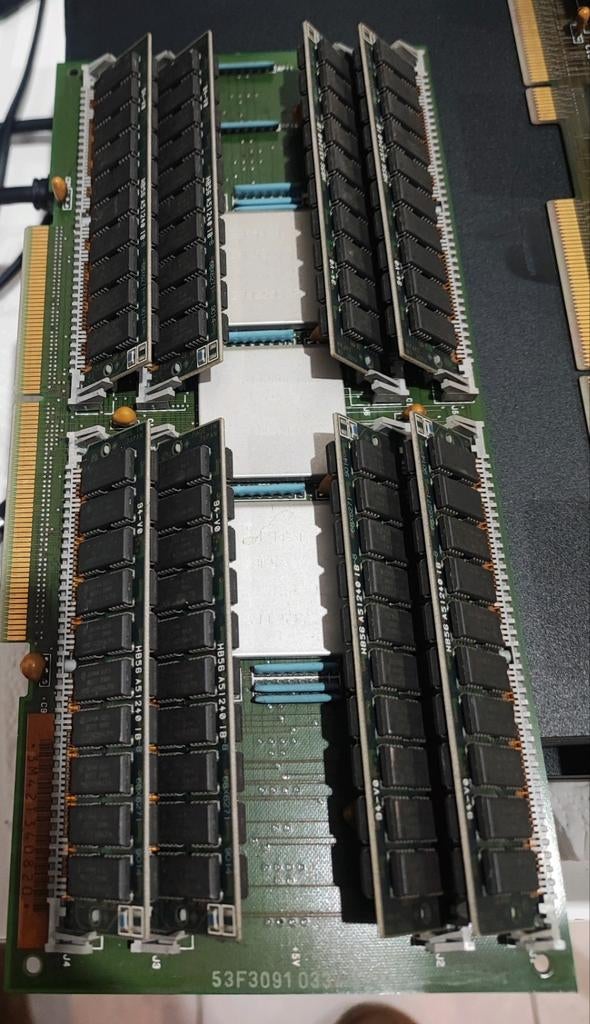 Old IBM PC ram and CPU card, Computers en Software, Ophalen of Verzenden