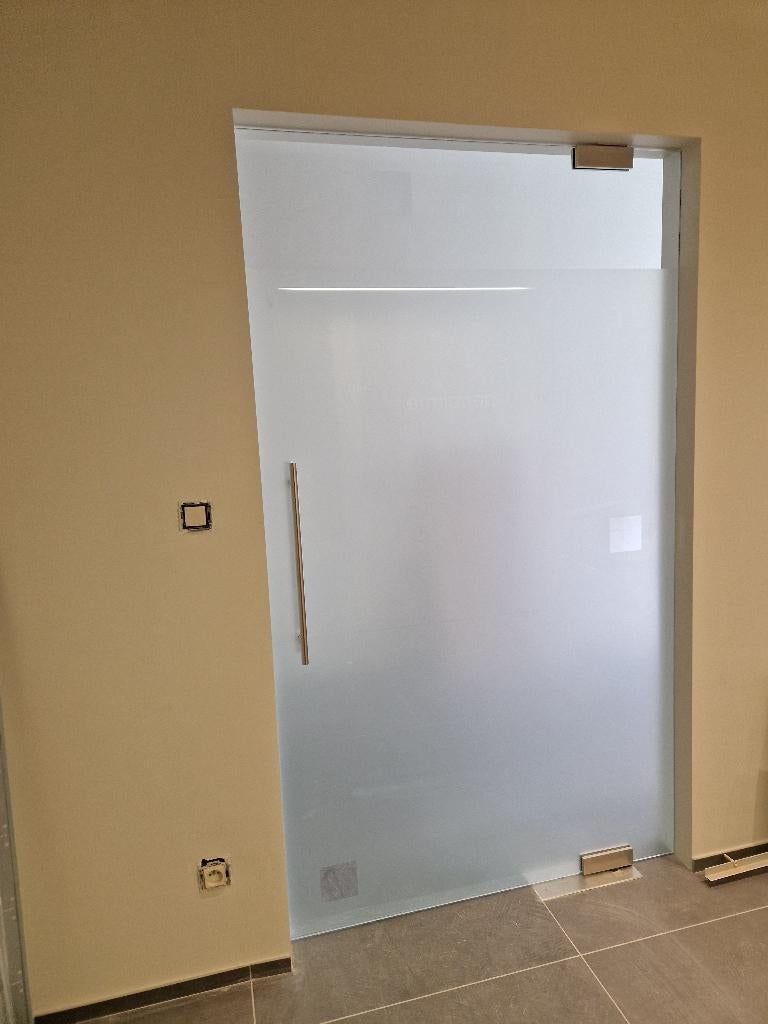 Glazen deur, Doe-het-zelf en Bouw, Deuren en Vliegenramen, Gebruikt, Binnendeur, Glas, 200 tot 215 cm