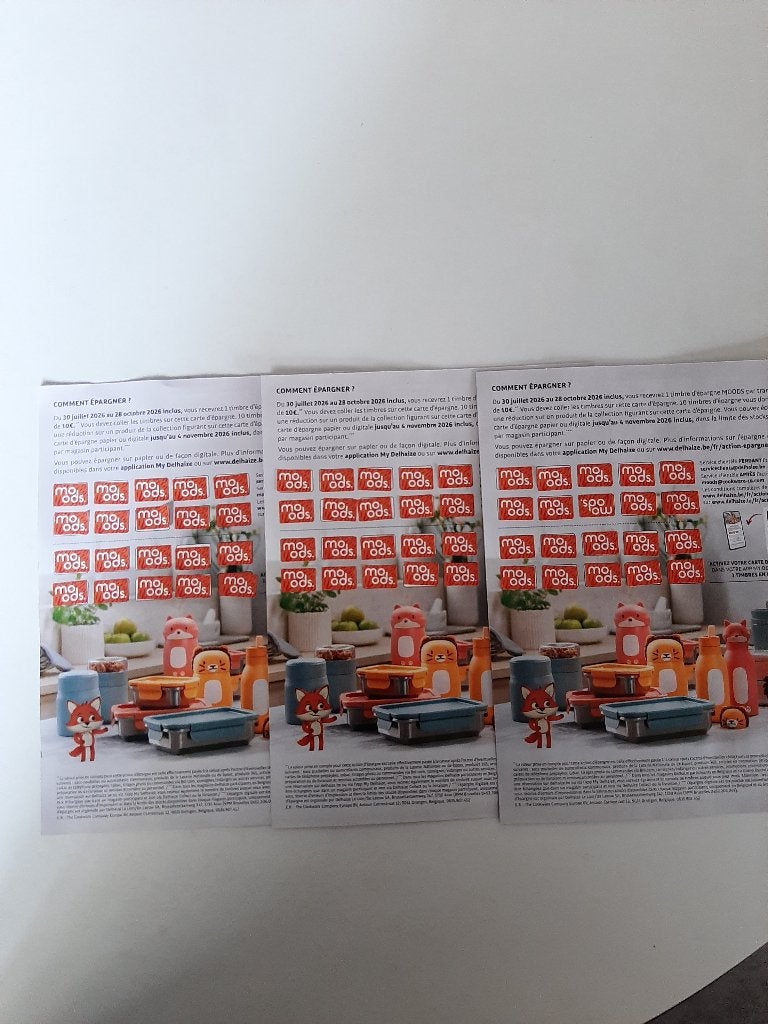 Timbres Delhaize pour  boites de conservation, Voorraadpot, Ophalen of Verzenden, Nieuw