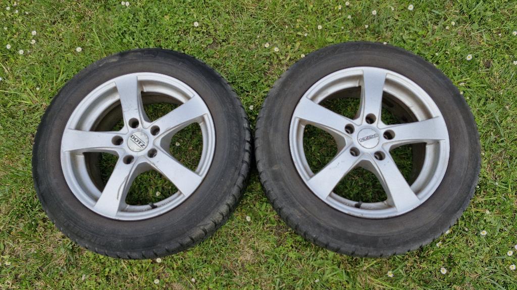 2 Jantes + pneus hiver MICHELIN 205 60 R16 96H Pilot Alpin, Autos : Pièces & Accessoires, Pneus & Jantes, Pneus et Jantes, Pneus hiver