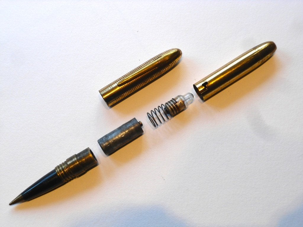 Stylo à bille BIC vintage avec lumière des années 50., Collections, Enlèvement, Utilisé, Stylo à bille