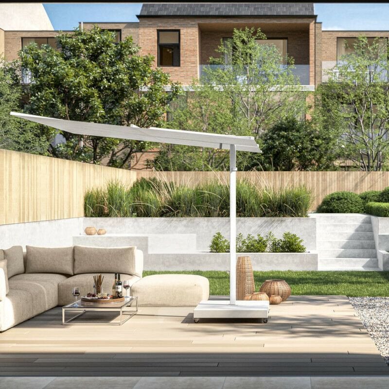 Umbrosa Nano zweefparasol 2,5 x 2,5M, Enlèvement, Comme neuf, Aluminium