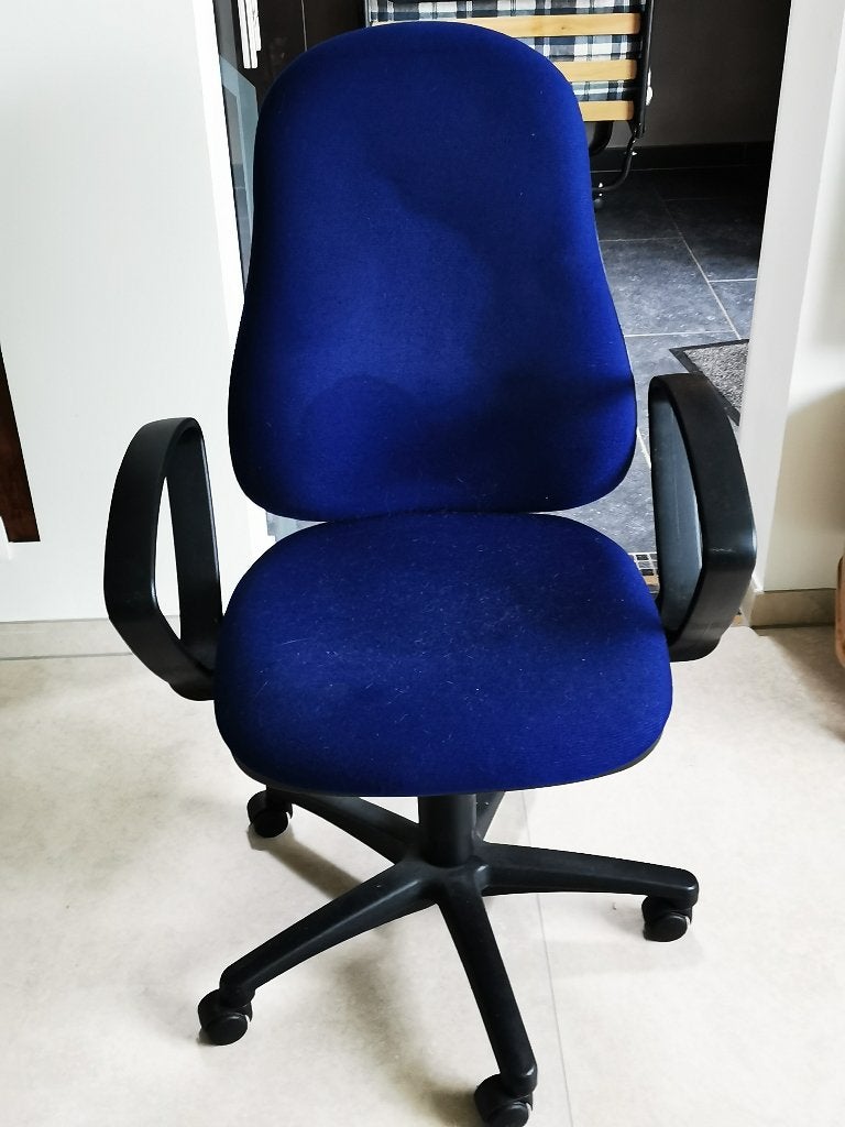 Chaise de bureau, Enlèvement, Utilisé, Bleu, Chaise de bureau