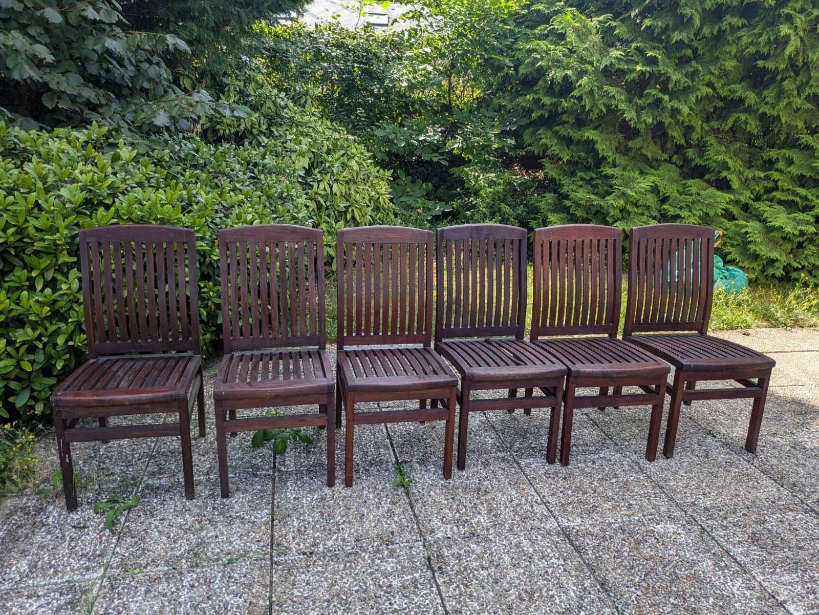 stoelen, Ophalen
