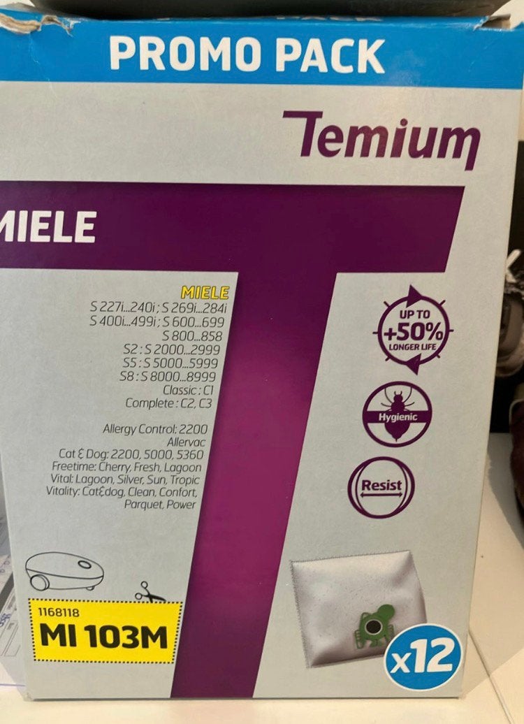 Gratis 4 stofzuigerzakken Miele, Ophalen, Nieuw, Sledestofzuiger, Miele