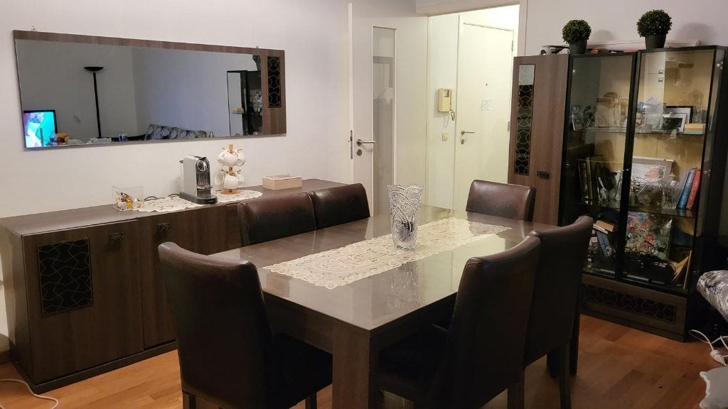 volledige eetkamer (geen stoelen), Huis en Inrichting, Ophalen, Gebruikt, Minder dan 4 stoelen