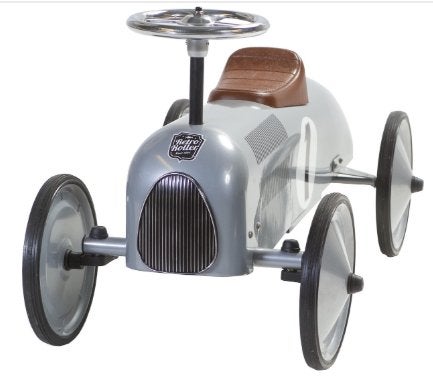 Pedal Car zilver kleurige trap metalen auto SALE SALE SALE, Ophalen of Verzenden, Nieuw
