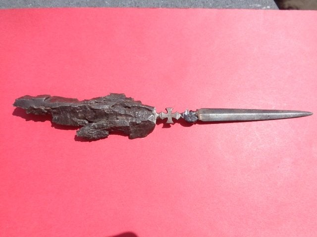 WO 1 loopgraven kunst , L = iets meer dan 20 cm., Verzamelen, Ophalen of Verzenden, Landmacht, Kunstobject