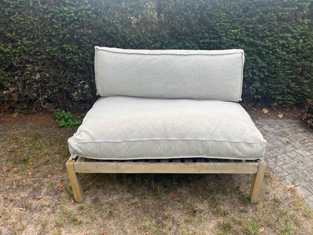 Tuinbank zetel lounge, Tuin en Terras, Tuinsets en Loungesets, Ophalen, Zo goed als nieuw
