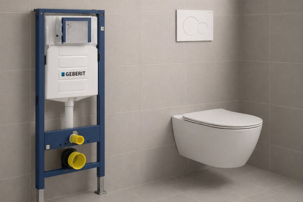 Plaque de pression Geberit up320 + Wc + sigma01 ACTION !, Bricolage & Construction, Enlèvement, Neuf, Toilettes