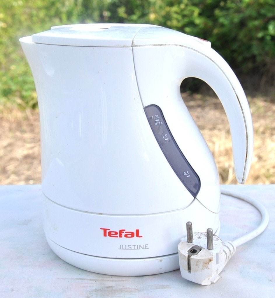bouilloire electrique tefal 1l200, Maison & Meubles, Enlèvement ou Envoi, Utilisé