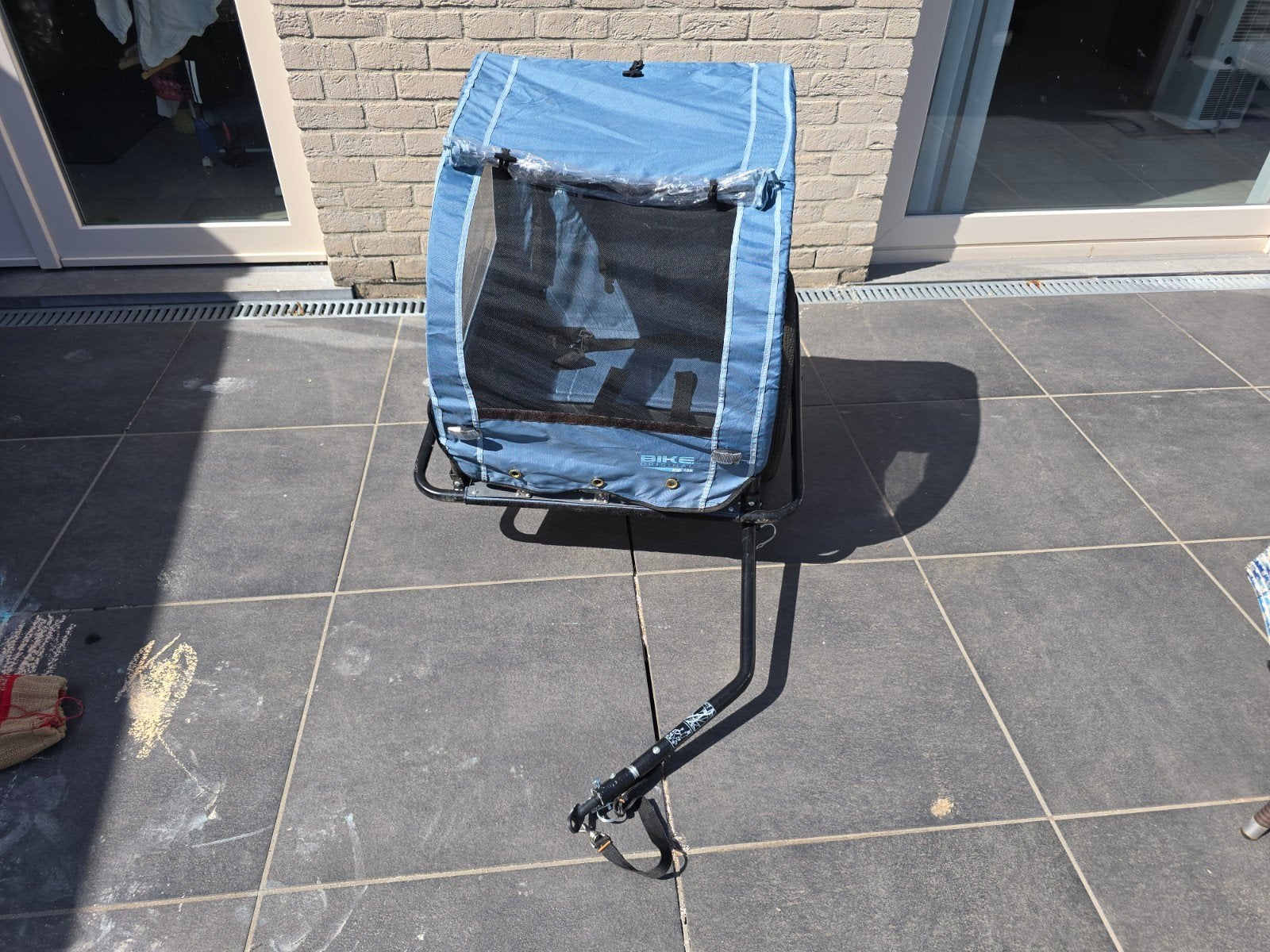 Handige kinderfietskar (2 kinderen) – Bike Original / Decath, Ophalen