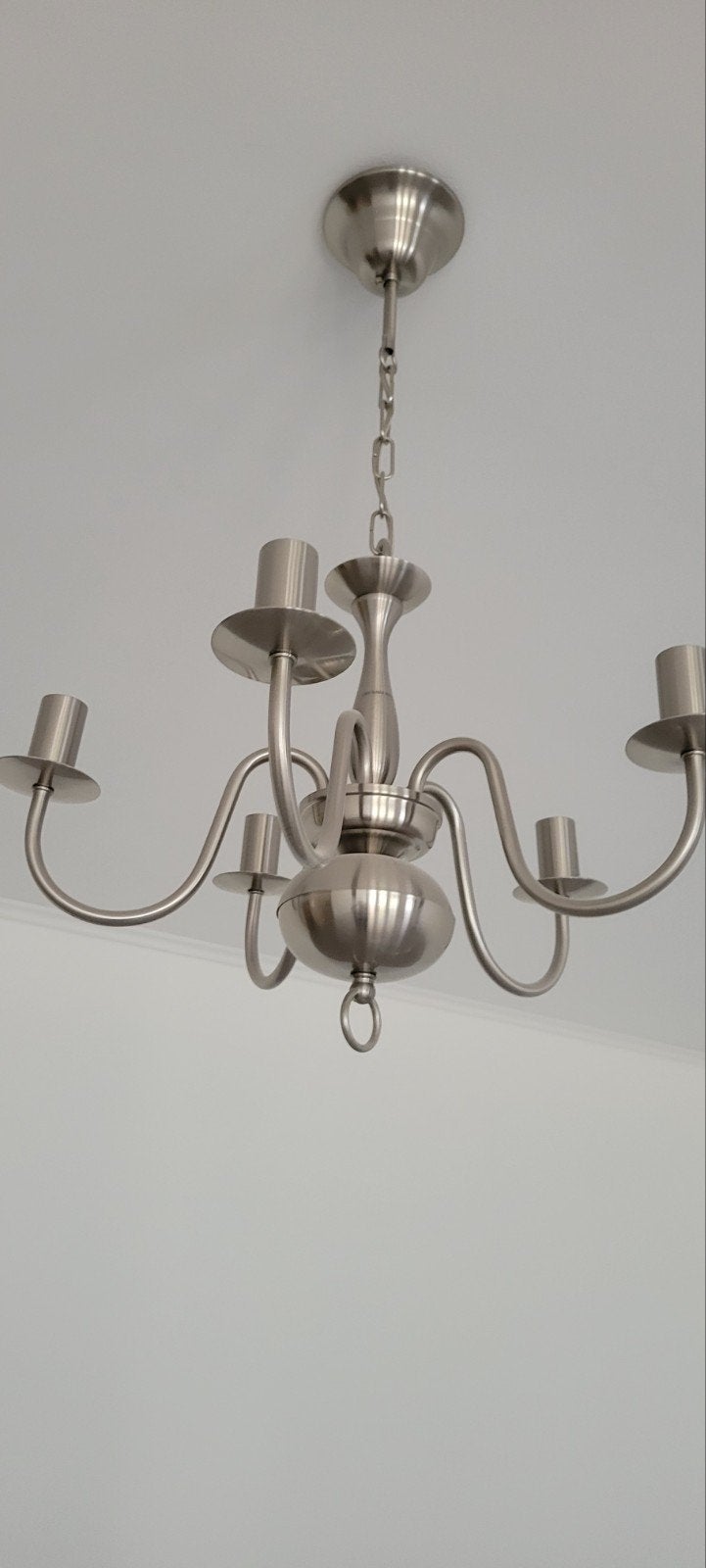 lustre pour living, Maison & Meubles, Enlèvement, Comme neuf, Métal, Ancien