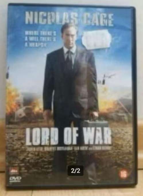 2 DVDs met Nicolas Cage - The wicker man - Lord of War, Vanaf 16 jaar, Verzenden, Zo goed als nieuw, Actiethriller
