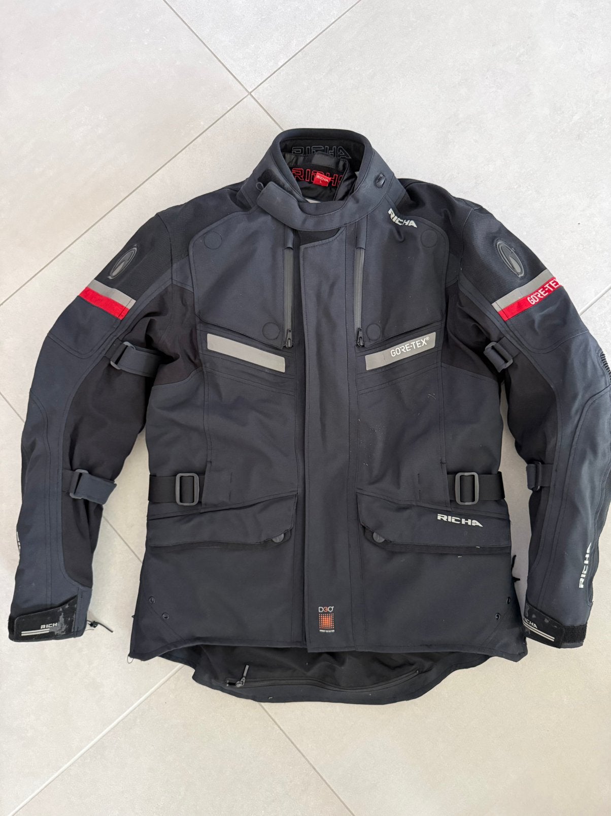 Richa Atlantic GoreTex motorjas, maat L, Motoren, Kleding | Motorkleding, Ophalen, Tweedehands