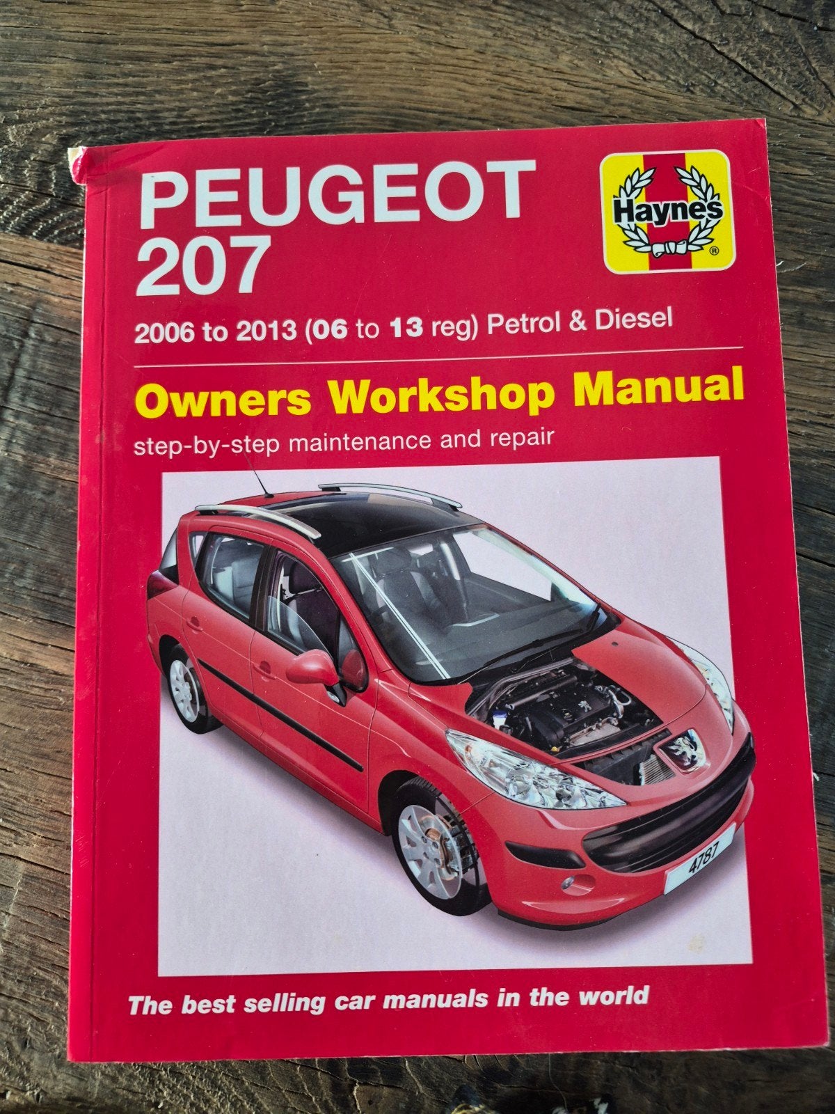 Manual Peugeot 207, Ophalen